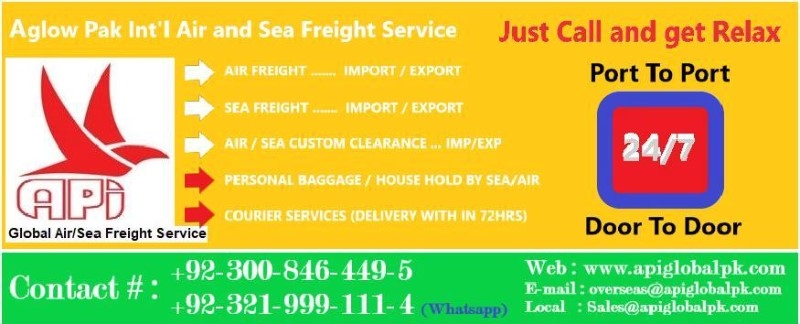 move your cargo from pakistan to usa